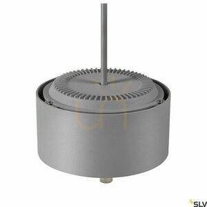 Pendant Light SLV PARA DOME E27 Grey Aluminum 12.7 cm 1005215 small 2