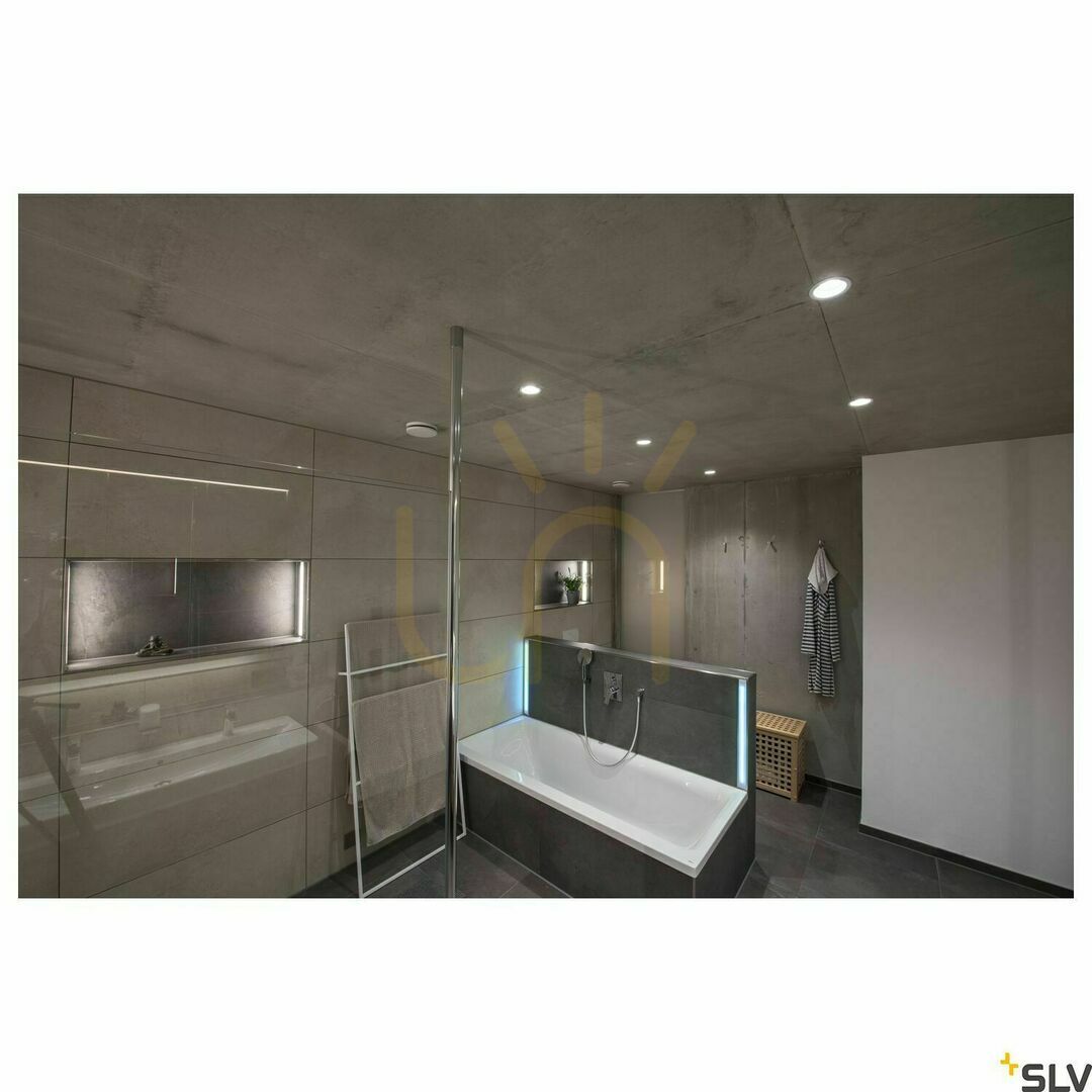 Display Recessed LED downlight SLV CONTONE white dim-to-warm 15W 1000lm IP44 161291 Recessed LED downlight SLV CONTONE white dim-to-warm 15W 1000lm IP44 161291