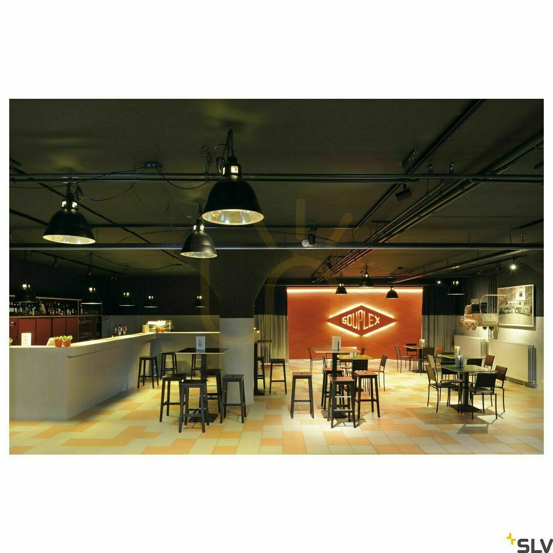 View Pendant Light SLV PARA 380 Black Aluminum 165359 Pendant Light SLV PARA 380 Black Aluminum 165359