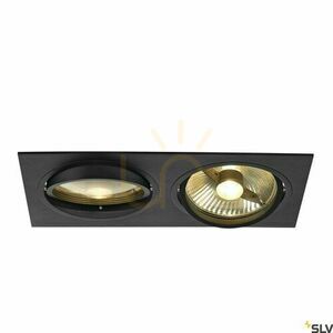 Recessed luminaire SLV NEW TRIA 2 black ES111 2x75W 230V 113840 0 Recessed luminaire SLV NEW TRIA 2 black ES111 2x75W 230V 113840 small 0