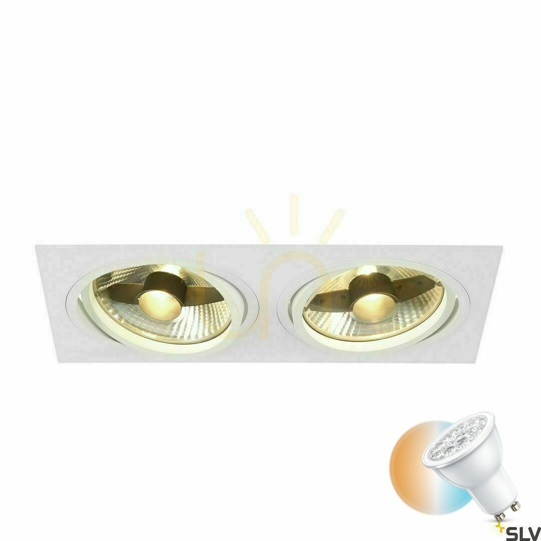 Recessed Light SLV NEW TRIA 2 ES111 White 75W 113841