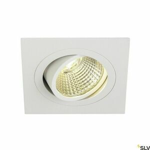 Recessed light SLV NEW TRIA 1 SET white square 8W 700lm 3000K IP20 113911 small 0