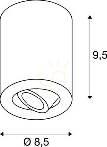 Ceiling Light SLV TRILEDO Round CL White LED 7.6W 3000K 113931 3 Ceiling Light SLV TRILEDO Round CL White LED 7.6W 3000K 113931 small 3