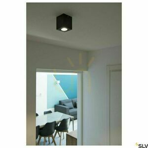 Ceiling Light SLV TRILEDO SQUARE CL Black LED 7.6W 3000K 113940 small 2