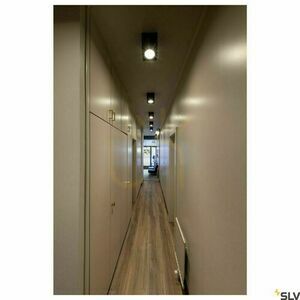 Ceiling Light SLV TRILEDO SQUARE CL Black LED 7.6W 3000K 113940 small 4