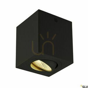 Ceiling Light SLV TRILEDO SQUARE CL Black LED 7.6W 3000K 113940 small 0