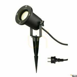 Outdoor Spike Spotlight SLV Nautilus XL Black 11W IP65 Aluminum 227410 small 0