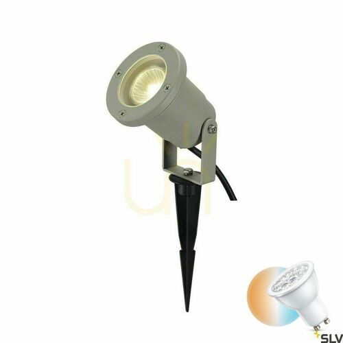Check Outdoor Spot Light SLV Nautilus Spike Grey 35W IP65 227418