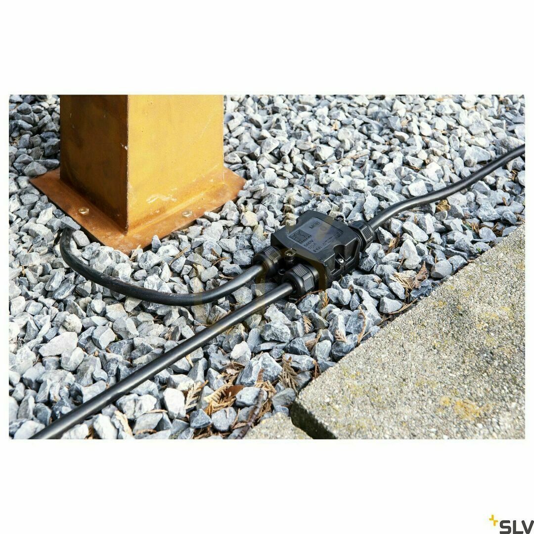 Display Junction Box SLV Zubehör 228726 black IP68 230V Junction Box SLV Zubehör 228726 black IP68 230V
