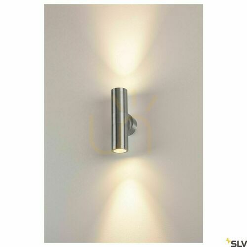 Check Outdoor Wall Light SLV ASTINA Aluminum IP44 Up/Down 11W 228776