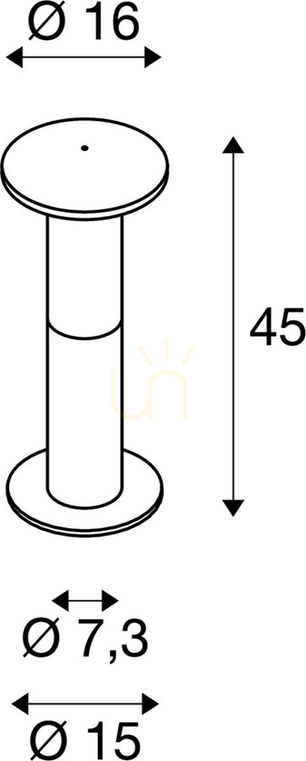 Preview Outdoor Post Light SLV ALPA Mushroom 40 Anthracite 24W IP55 228935 Outdoor Post Light SLV ALPA Mushroom 40 Anthracite 24W IP55 228935