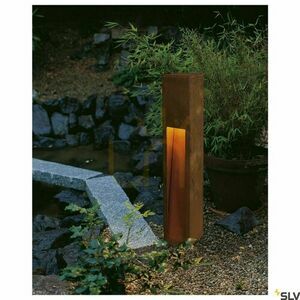 Outdoor Post Light SLV RUSTY SLOT Rusty 80 cm IP44 229411 small 3