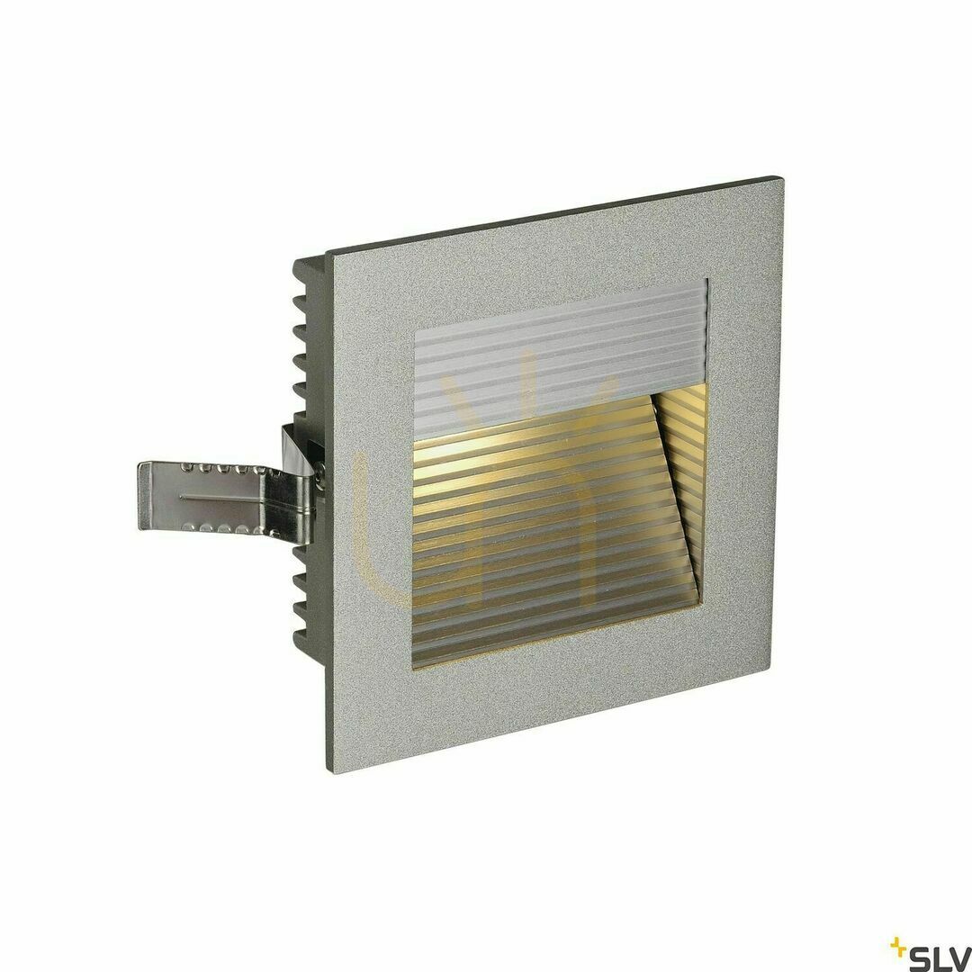 Recessed wall light SLV FRAME CURVE grey 3000K 1W LED 111292