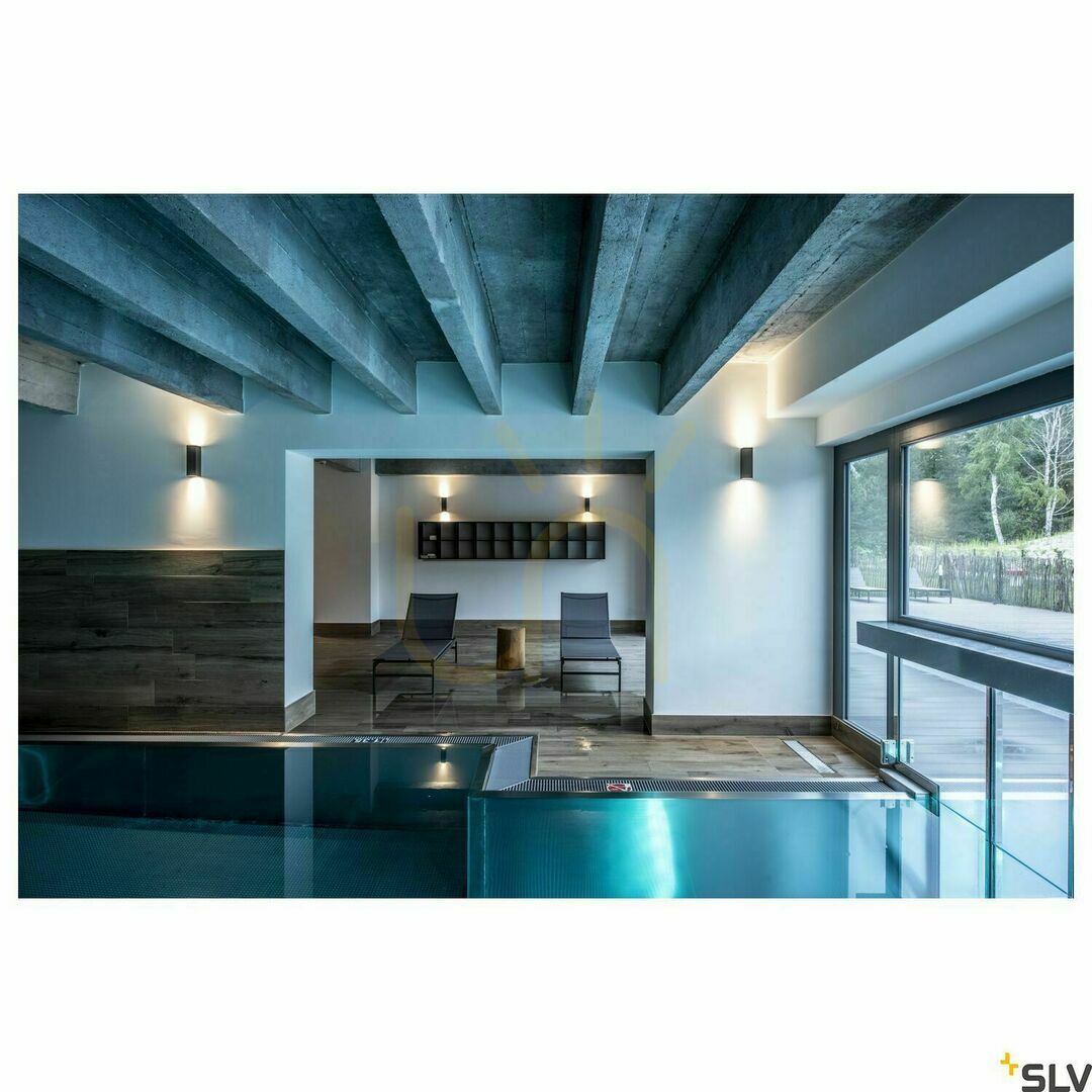 Display Outdoor Wall Light SLV THEO Up/Down Anthracite IP44 35W 229535 Outdoor Wall Light SLV THEO Up/Down Anthracite IP44 35W 229535