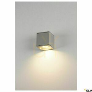 SLV BIG THEO WALL outdoor wall light silver-grey GU10 max. 75 W IP44 229564 small 2