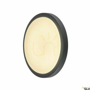 External Ceiling Light SLV AINOS Anthracite 22W 3000K IP44 30cm 229975 small 1