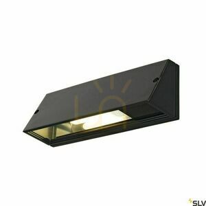 Outdoor Wall Light SLV PEMA Black Glass Aluminum IP44 230030 0 Outdoor Wall Light SLV PEMA Black Glass Aluminum IP44 230030 small 0