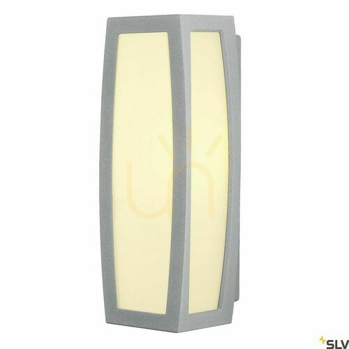Check Outdoor Wall Light SLV MERIDIAN Box Grey Motion Sensor IP54 25W 230084