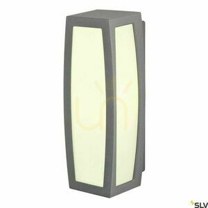 SLV MERIDIAN BOX Outdoor Wall Light with Motion Sensor, Anthracite, E27, IP54 230085 small 1