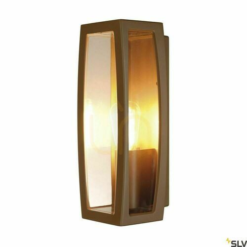 Check Outdoor Ceiling Light SLV MERIDIAN BOX 2 Rusty 25W IP54 230657