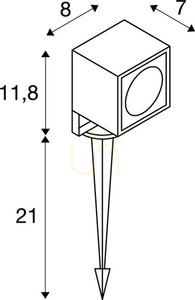 Outdoor Spot Light SLV NAUTILUS Anthracite 8.5W 3000K IP65 231035 small 6