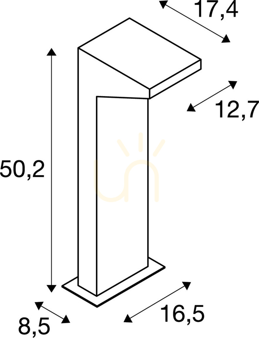 Show Outdoor Post Light SLV IPERI 50 Anthracite 4.5W 4000K IP44 231305 Outdoor Post Light SLV IPERI 50 Anthracite 4.5W 4000K IP44 231305