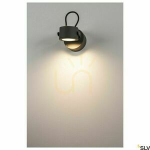 Outdoor Wall Lamp SLV SITRA 360 WL Anthracite Aluminium IP44 231515 small 1