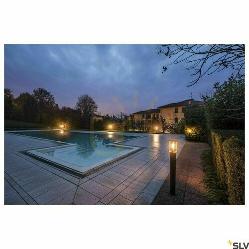 Check Outdoor Post Light SLV PHOTONIA Anthracite 90 cm IP55 232075