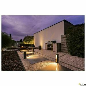 Outdoor Bollard Light SLV SLOTBOX 40 LED Anthracite 8 W 3000 K IP44 232135 small 2