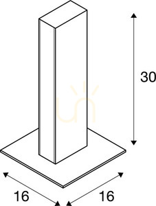 Outdoor Post Light SLV H-POL Anthracite 9.7W 3000K IP55 36 cm 232155 4 Outdoor Post Light SLV H-POL Anthracite 9.7W 3000K IP55 36 cm 232155 small 4
