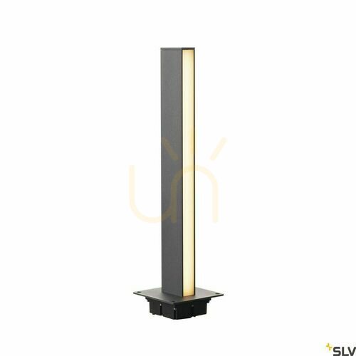 Check Outdoor Post Light SLV H-POL Anthracite 18W 3000K IP55 66 cm 232165