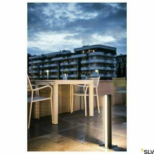 Outdoor Post Light SLV H-POL Double Anthracite 35W 3000K IP55 232185 small 2