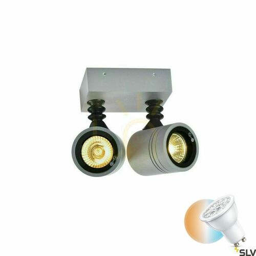 Check Outdoor Wall Lamp SLV MYRA Wall Grey IP55 50W Aluminum 233094