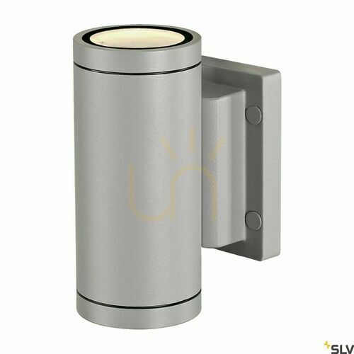 Check Outdoor Wall Lamp SLV MYRA Grey Up/Down IP55 35W 233114