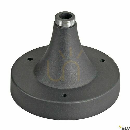 Check Lamp Base SLV MYRA 2-Head Aluminum Anthracite 15 cm 233145
