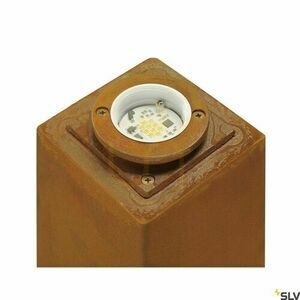 Outdoor Post Light SLV RUSTY Square 70 Rusty 9W 3000K IP55 233437 1 Outdoor Post Light SLV RUSTY Square 70 Rusty 9W 3000K IP55 233437 small 1