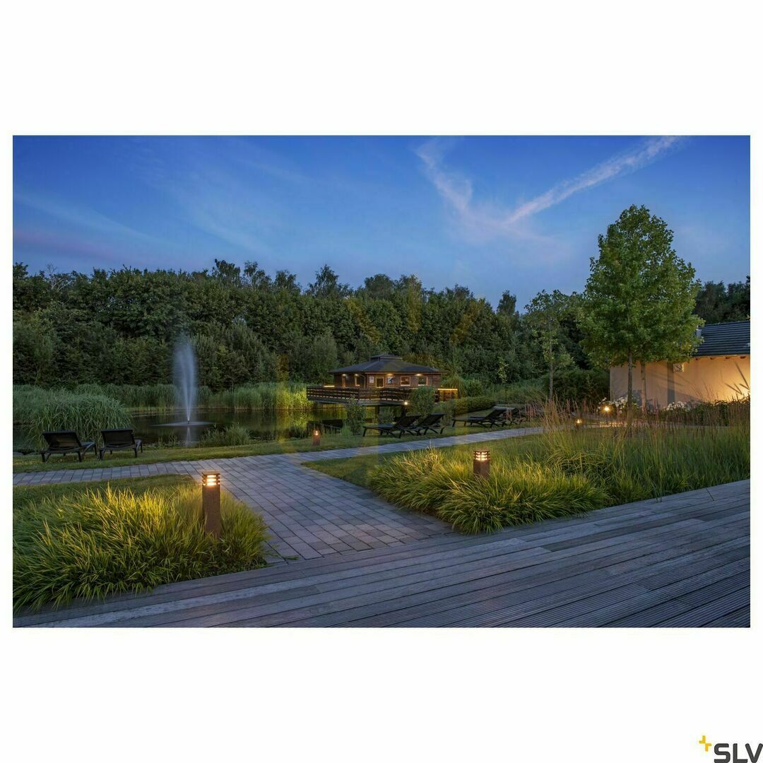 Show Outdoor Post Light SLV RUSTY Square 70 Rusty 9W 3000K IP55 233437 Outdoor Post Light SLV RUSTY Square 70 Rusty 9W 3000K IP55 233437