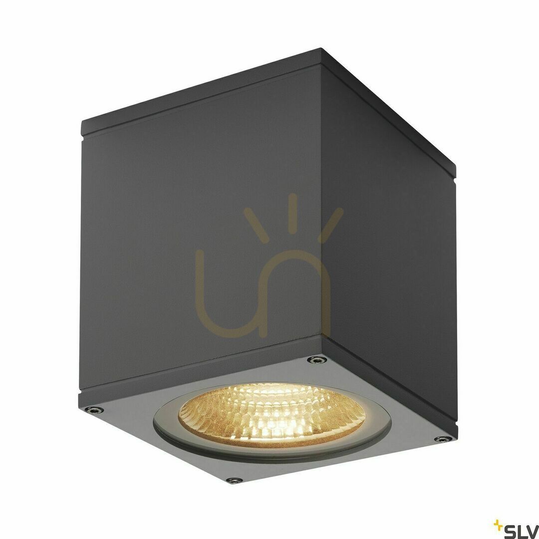 External Ceiling Light SLV BIG THEO CEILING Anthracite 21W 3000K IP44 234535