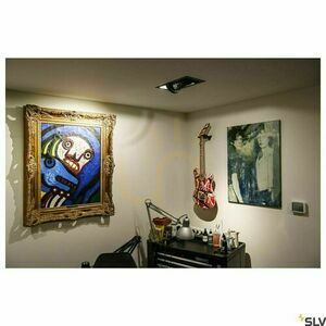 Recessed Light SLV KADUX 2 Black ES111 2x75W 230V 115550 small 2