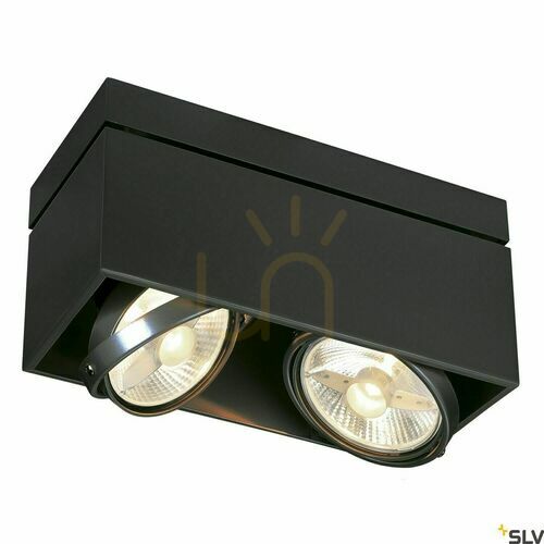 Check Ceiling Light SLV KARDAMOD ES111 Black Steel 117110