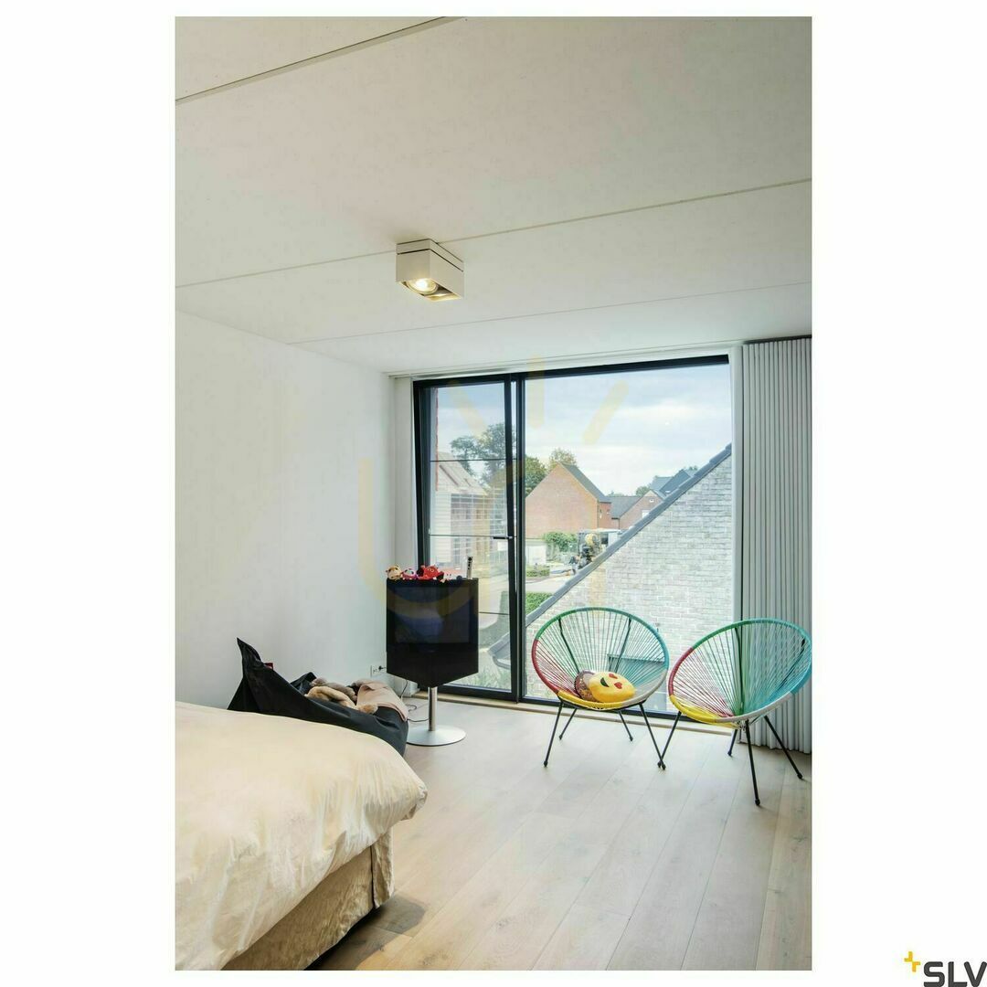 View Ceiling Light SLV KARDAMOD ES111 White Steel 117111 Ceiling Light SLV KARDAMOD ES111 White Steel 117111