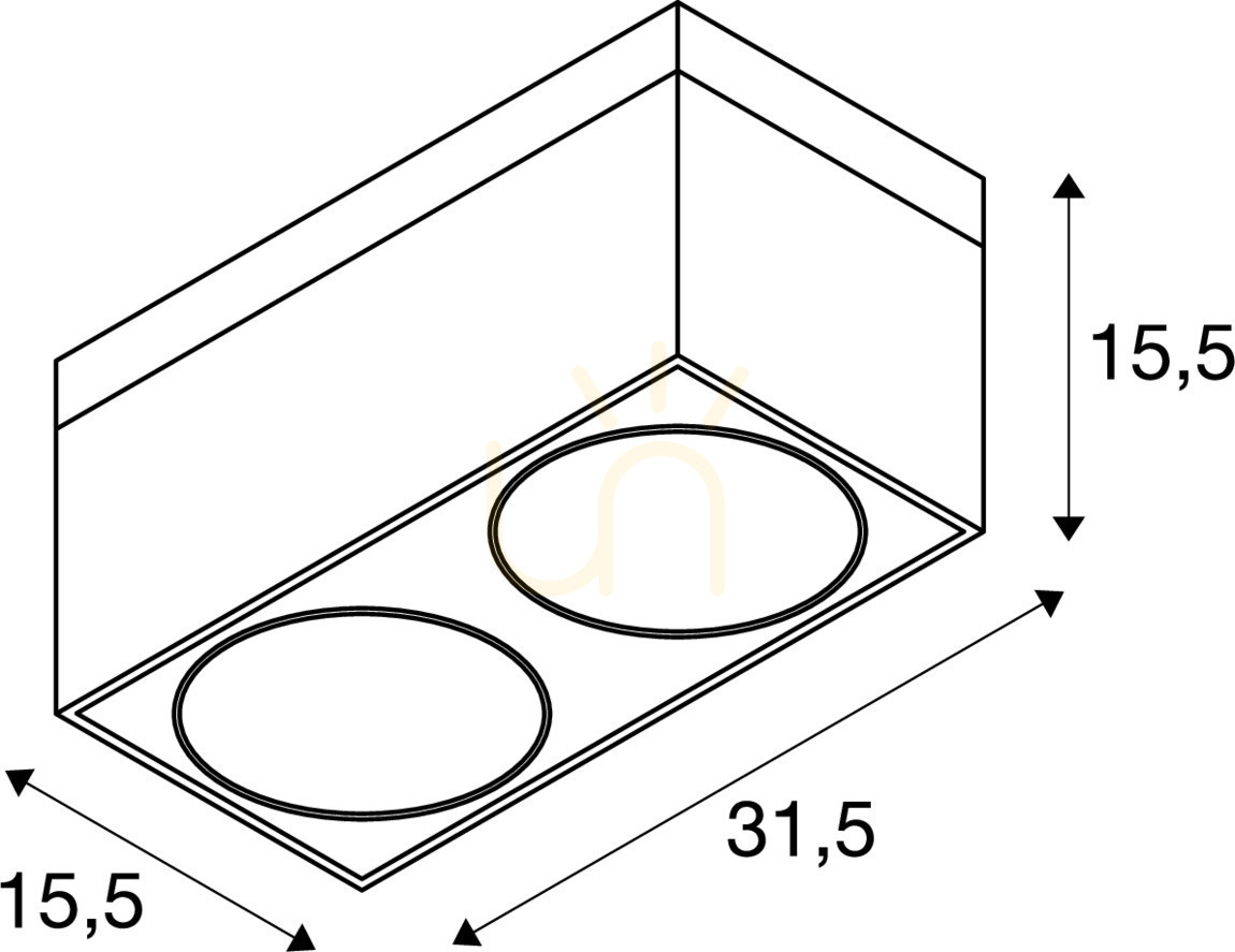 Show Ceiling Light SLV KARDAMOD ES111 White Steel 117111 Ceiling Light SLV KARDAMOD ES111 White Steel 117111