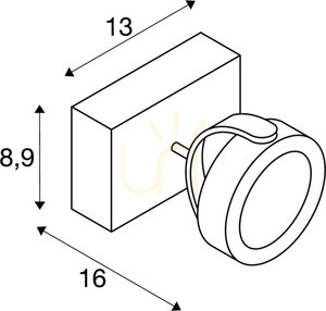 Surface-mounted Lamp SLV KALU white LED 17W 3000K 1000128 2 Surface-mounted Lamp SLV KALU white LED 17W 3000K 1000128 small 2