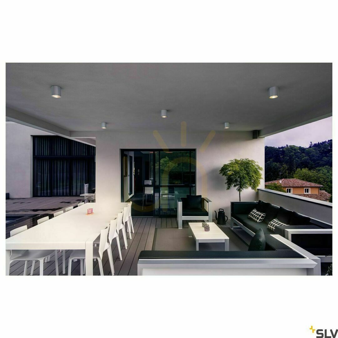 Preview External Ceiling Light SLV ROX Aluminum IP44 50W 12.5 cm 1000332 External Ceiling Light SLV ROX Aluminum IP44 50W 12.5 cm 1000332