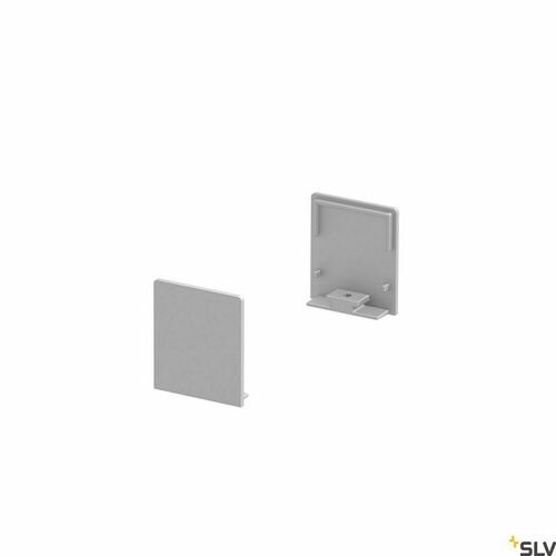 Check End Caps SLV GRAZIA 20 Surface Profile Silver 1000562