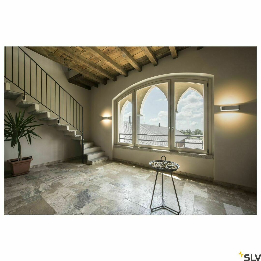 Show Wall Light SLV ASSO 300 LED Up/Down Aluminum White 22W 1000635 Wall Light SLV ASSO 300 LED Up/Down Aluminum White 22W 1000635