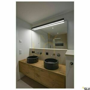 Wall Light SLV Q-LINE Black LED 45W 3000K 142.5 cm 1000669 small 2