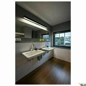 Wall Light SLV Q-LINE Black LED 45W 3000K 142.5 cm 1000669 small 3