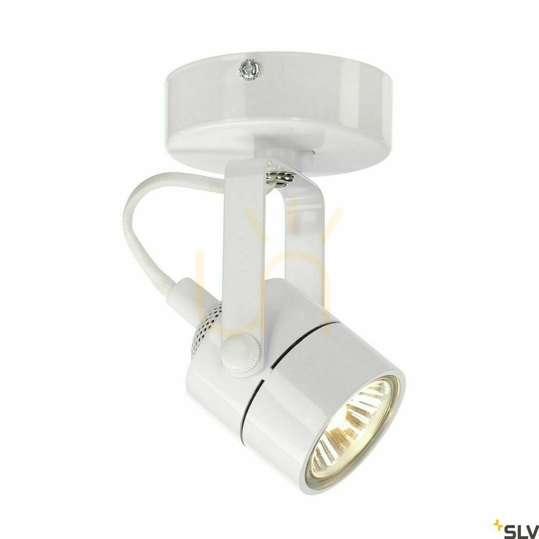 Recessed Spotlight SLV SPOT 79 132021 GU10 50W White Aluminum