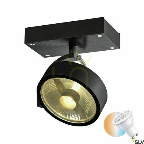 Check Recessed Luminaire SLV KALU Black Aluminum 75W 230V 1000702